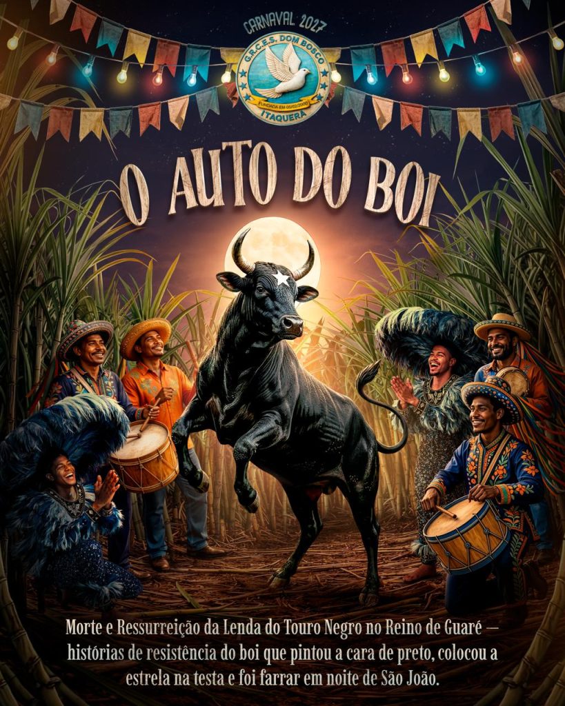 Cartaz do enredo 2027 — Dom Bosco de Itaquera