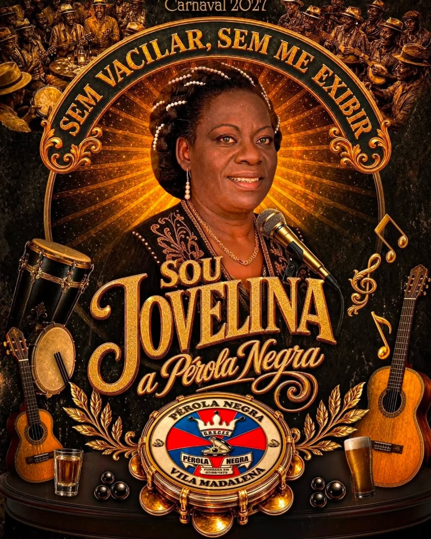 Cartaz do enredo 2027 — Pérola Negra