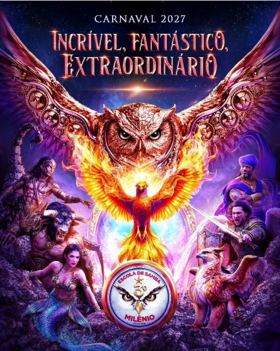 Cartaz do enredo 2027 — Estrela do Terceiro Milênio