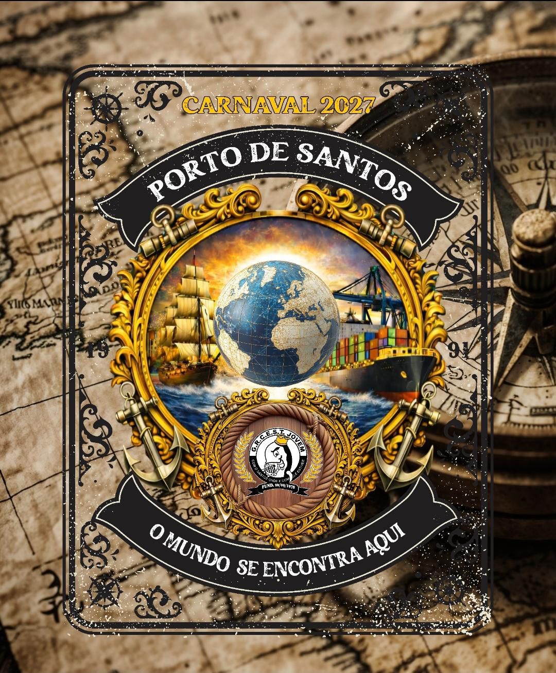 Cartaz do enredo 2027 — Torcida Jovem